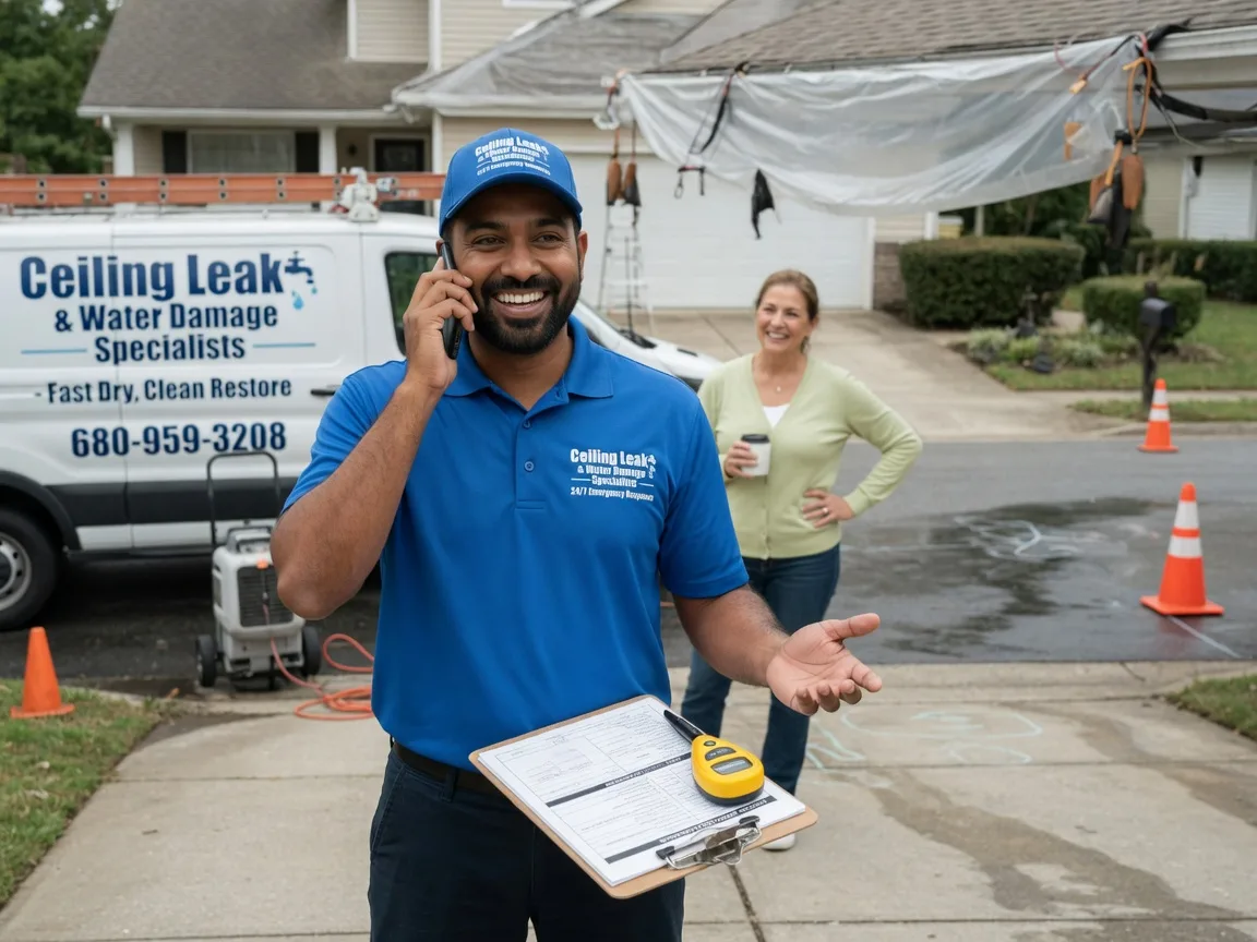 Ceiling Leak Cleanup Corning, IA FAQs